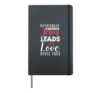 Motherhood with Jesus - christian Mom Hardcover Journal, Black