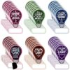 MotiMind 48 Pcs VBS Light Bulb Name Tags 6 Styles Christian Vacation Bible School Labels Religious Classroom Desk Name Plates Sunday School Church Event Decorations
