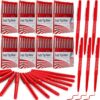 MotiMind 96 Pcs Red Felt Tip Pens 0.7mm Medium Point Pens Bulk, Felt Tip Markers for Journaling, Writing, Note Taking, Planner, Ideal for Office School Art Supplies Gift