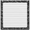 MotiMind Standard Pocket Chart for Classroom 7 Pocket Chart for Teacher Lesson Home School Supplies 28''x28'' Aid Fits Standard 3'' Sentence Strip Word Card Word Wall(Black Notebook)