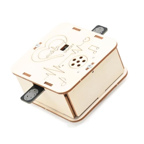 Motion Music Box Set Wooden Electronic Project, Hands on Learning Assembly Toy for Classroom and Family Activity Time Use Activity Wooden Assembly Music Set Motion Rhythm Science Project