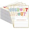 Motiskyy 100 Pieces 4 x 6 Inches Shout out Cards for Employees Teachers Students Kudos Recognition and Appreciation Reward Cards Encourage Postcards Office School Staff Recognition(Classic Pattern)