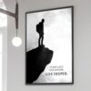 Motivational Canvas Painting Inspirational Black and White Poster Paper Print Home Bedroom Entrance Art Painting Decoration