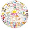 Motivational Stickers - 200Pcs Inspirational Stickers, Affirmation Stickers for Teens Adults Students, Waterproof Planner Sticker for Water Bottle, Laptop, Journaling, Christian Stickers - Colorful