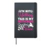 Motocross Grandma Voice Motocross Rider Grandmother Hardcover Journal, Black