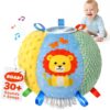 Move2Play, Interactive Baby Ball with 30+ Sounds & Songs | Toys for 1 Year Old Boys & Girls | Baby Toys 6-12+ Months | Musical Crawling Ball for Toddlers 1-3 | 1st Birthday Gift | Sensory