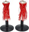MOWFXUA 2 Pack Silk Static Feather Electrostatic Attraction Repulsion Demonstrator Frictional Electrification Physics Experiment Kit Electrostatics Teaching Instrument for Junior High School Science