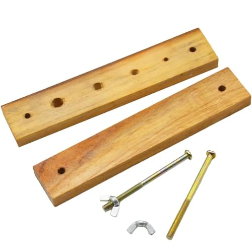 MOWFXUA Lab Punch Splint Kit with Wooden Stoppers Rubber Plugs Hole Puncher Biological Experiment Equipment Desktop Flat Paper Book Binding Press Machine for Junior High School Classroom Labs