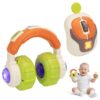 MPQMPQ Musical Toys for Babies 0-6 Months - 1 2 Year Old Toddlers Boy Girl Gifts with Light & Music Toys for 1 + Year Old, 1st Learning Educational Motor Skills Sensory Toy