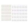 MROOFUL 100PCS Pencil Top Eraser Replacement Set, 50 Eraser Caps & 50 Refill Erasers, Hidden Eraser for Mechanical Pencils, Compatible with 0.3-2.0mm Pencils, School, Office & Drafting Supplies.