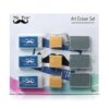 Mr. Pen- Art Eraser Set, 9 Pack, 3X White Vinyl Latex-Free