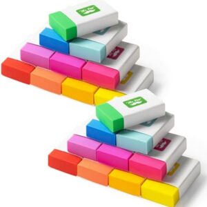 Mr. Pen- Erasers, 20 Pack, Large Block Erasers for School, No Smudge