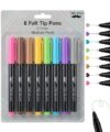 Mr. Pen- Felt Tip Pens, 8 Pack, 0.7mm, Assorted Colors, Fast Dry