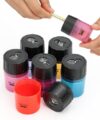 Mr. Pen- Manual Pencil Sharpener, 6 pcs, Vibrant Color, Dual Holes, Compact