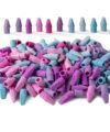 Mr. Pen- Pencil Erasers Toppers, 500 Pack, Colorful