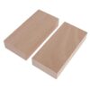 MsaHeuto 2 Pieces Unfinished Beech Blocks for Building Toys Stacking Game Stacking Toys for Children, 20x50x105mm