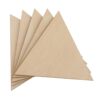 MsaHeuto 3 Mm Thick Unfinished Blank Wood Cutout Triangle Wooden Pieces for Creating DIY Scrapbook for Craft, 100mm