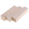 MsaHeuto Blocks Kit - Whittling Beginners Balsa Wooden - Hobby Kit for Adults Creativity for Kids, 130mm 3Pcs