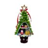 MSGAUGAW DIY Christmas Tree Craft Kit with Pipe Cleaners Chenille Stem Decoration Set for Holiday Tabletop Display A Green