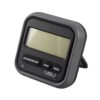 Mtlavishness Digital Kitchen Timer Stopwatch with Alarm Large LCD Screen Count Up Countdown Timer for Cooking Shower Bathroom Kids Classroom Use (Black)