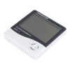 Mtlavishness Digital LCD Thermometer Digital LCD Indoor Thermometer Hygrometer Temperature Humidity Meter with Alarm Clock Digital Indoor Thermometer Indoor Temperature Meter
