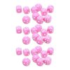 Mtlavishness Mtlavishness 30Pcs Rounded Corner Fun Board Game Dice (Yellow, Coffee) (Pink)