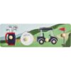Mud Pie Golf Wood Knob Puzzle, Toddler Wooden Puzzle with Easy Grip Handles, Ages 18 Months Up