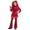 Mukola Kids Red Princess Costume Girls Red Princess 5pcs Outfit