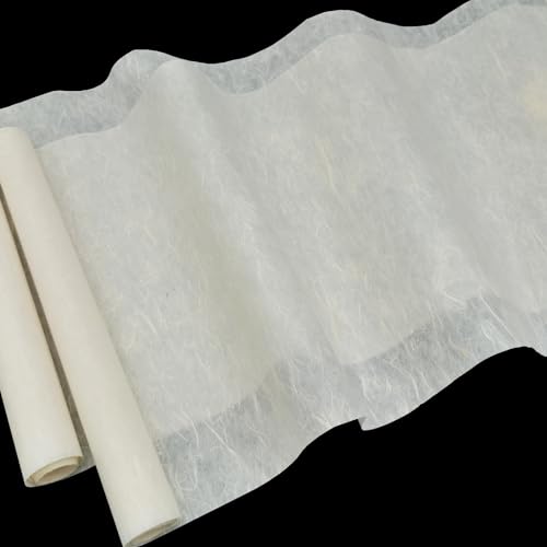 Mulberry Paper Washi Paper Rice Paper for Decoupage: 5 Rolls 11.8 x 70.87 Inches Rice Paper for Printing Decoupage Art Crafts Origami DTY