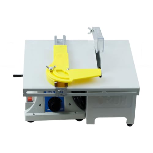 Multi-Function Mini Table Saw Grinder Machine, Jade Stone Wood Cutting Polishing Carving Tool Kit with Complete Accessories, Variable Speed Bench Lathe for Gem Amber Beeswax Beads Processing