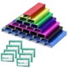 Multibey 7 Pack Colorful Standard Staples Bulk Refill for Desk Stapler, 1000Pcs per Pack, Total 7000Pcs - Office Supplies Accessories