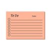Multicolor Inner self-Adhesive Notes, to-do Notes, 9 Bright Colors,