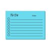 Multicolor Inner self-Adhesive Notes, to-do Notes, 9 Bright Colors,