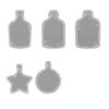 Multicolor PET Decorative Stickers for Water Bottles, Jars & Journaling - Assorted Sizes, Durable Vinyl Decals for DIY Crafts (1 Pack)