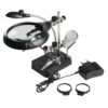 Multifunctional LED Auxiliary Clip Bracket with Lights for Repairing Plug-in Radio Type Magnifying Glass