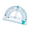 Multifunctional Protractor with Adjustable Circular Drawing Ruler and Angles Ruler for Architect Drafting Geometry Tool