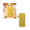 Multiplication Flash Cards for Kids Ages 5-9, Learn Number Sequence 1 to 10 Times Tables with 12 Print Plates & Storage Ring
