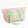 Multipurpose Mesh Tote for Gym, Beach, and Shower – Breathable Polyester Caddy with See-Through Design, 13.8 x 8.3 x 10.2 Inches