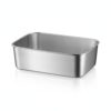 Multipurpose Stainless Steel Square Container with Lid, Stackable Metal Food Storage for Lunches, Leftovers, and Pantry Organization (1 Piece)