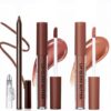 MUREND 3PCS Nourishing Lip Liner and Lip Gloss Set, Lip Gloss & Brown Lip Liner Combo Sets, Non-Sticky Plump Lips Kit for Women, Moisturizing Nude Lip Glow Oil, Lightweight & Long Lasting Lips Makeup