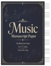 Music Manuscript Paper: 100 Pages Music Composition Notebook with Seven Large Staves per Page | "8.5 x 11"