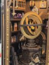 Music Park 3D Wooden Puzzle Magic Lantern, Hand-Assembled Miniature Magic Book House with Motion Sensor Light for Adults, Portable 3D Scene Desk Atmosphere Decor Wood Craft