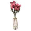 Music Park 3D Wooden Puzzle Rose Flower Ornament, Hand-Assembled 3D Rose Model for Adults, Wooden Craft for Home Desktop Decor