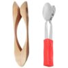 Music Spoon Set for Kids – Wooden & Metal Percussion Spoons for Rhythm Training and Folk Music Play – for Preschool, Montessori Class, Family Party Time