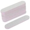 MUSISALY 100 Pcs Double Sided Nail Files for Trimming Nails Lightweight Sponge Manicure for Home and Travel Use Mini Portable for Women and Men