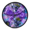 MUSM 10 Inch Round Wall Clock Battery Operated Modern Analog Clock