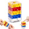 MUUHU 2-in-1 Fidget Spinner Maze Cube, Spining Fidget Toys for Kids Adults Teen Boys Stress Relief ADHD Anxiety Handheld 3D Puzzle Cube Brain Teaser Games Office Desk Cool Gadgets (5 Level)