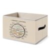MVLJG I Can Cannot Control Mental Health Fabric Storage Basket Hampers