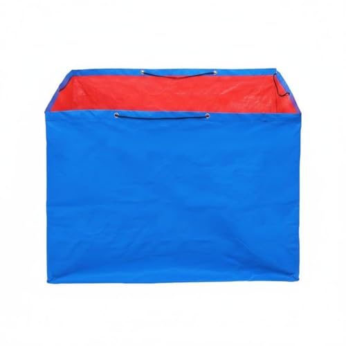 MVQJSUCI Waterproof Storage Mesh Warehouse Container Liner Cage Cover Bag With Laminated Woven For Dust And Protection Suitable for logistics transfer sorting warehousing, 120 100 89cm