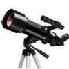 MXDLYHHHT Small Size Astronomical Telescope Telescopes for Astronomy Beginners 70mm Aperture 400mm Mount Refractor Different(Package 3)